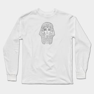 DJ Pharaoh - line art Long Sleeve T-Shirt